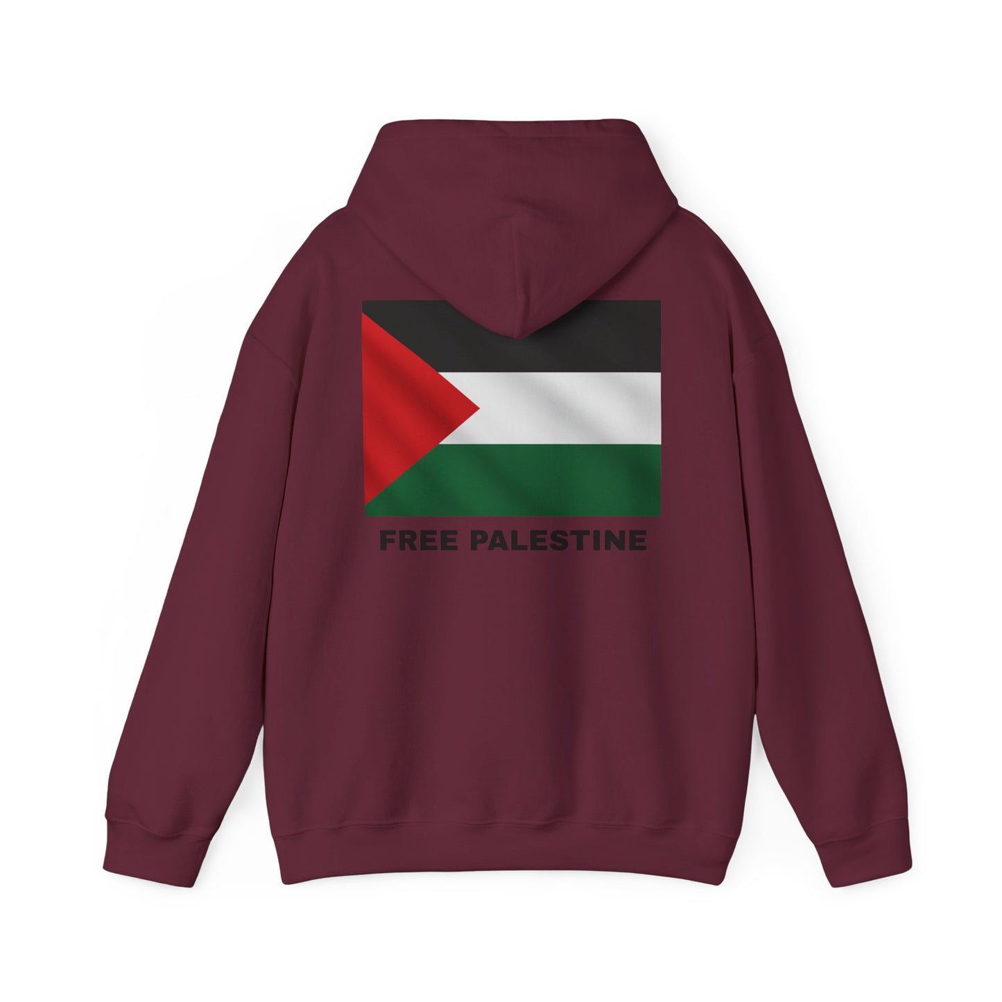 Free Palestine Hooded Sweatshirt | Unisex Hoodie for Activism, Comfort Wear, Casual Style, Gift for Supporters, Streetwear