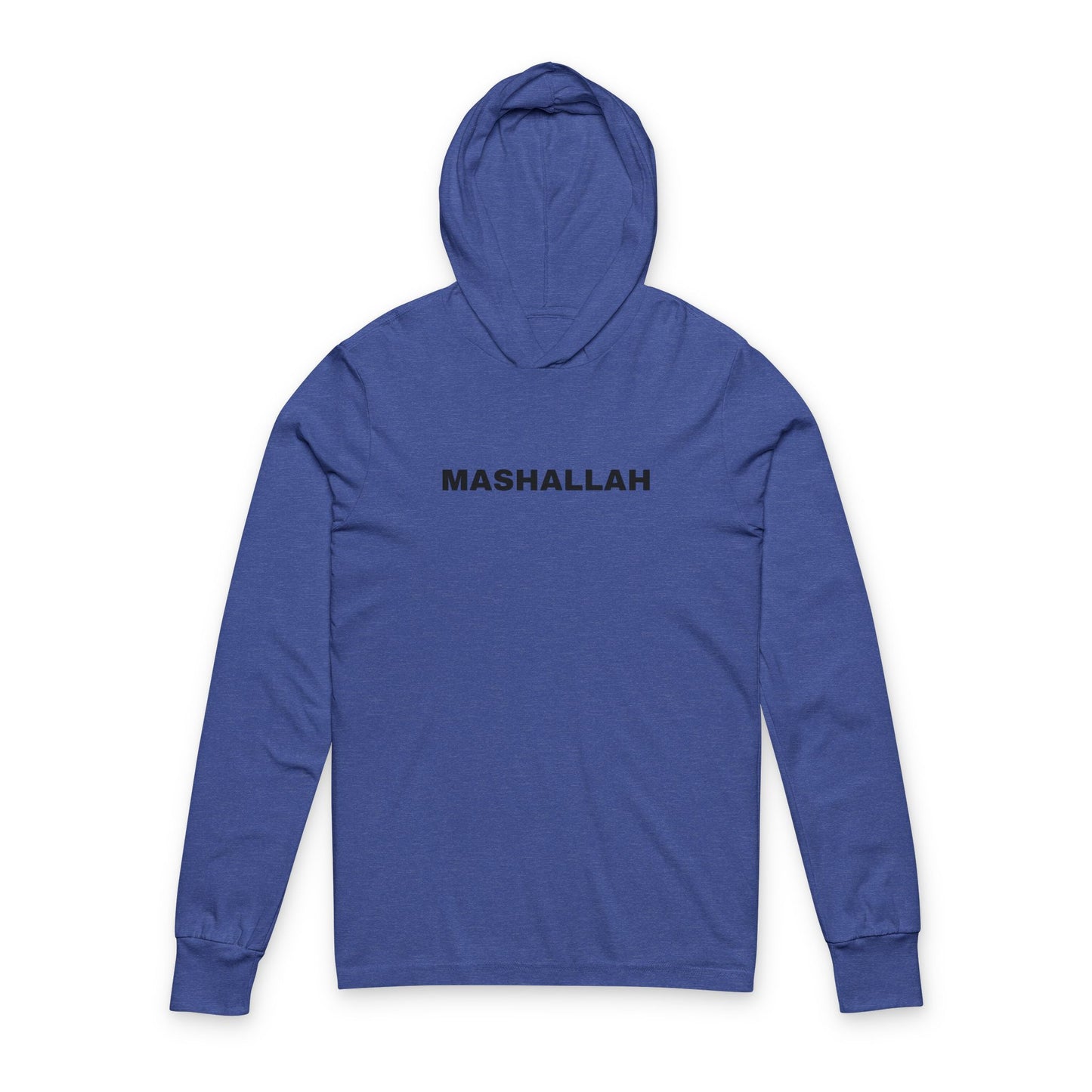 Unisex Hooded Long Sleeve Tee - 'MASHALLAH' Design, Perfect for Casual Wear, Gifting, Eid Celebrations, Everyday Comfort, Muslim Apparel