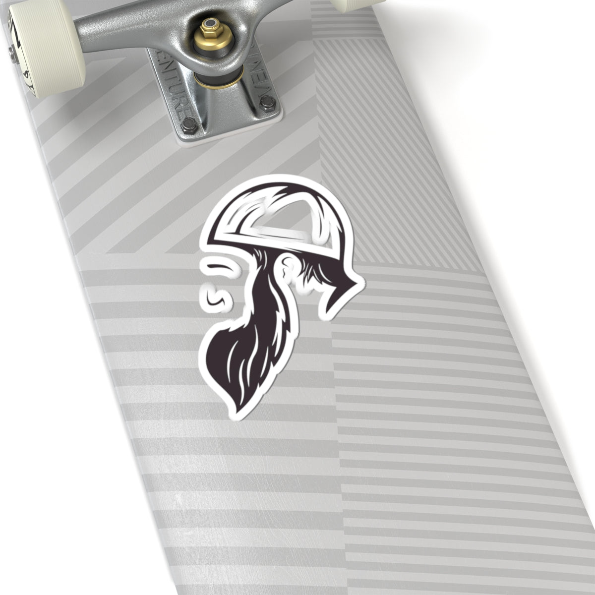 Bearded Man Kiss-Cut Stickers | Cool Stickers for Laptops, Water Bottles, Gifts for Beardsmen, Outdoor Vibes, Beard Lovers Decoration