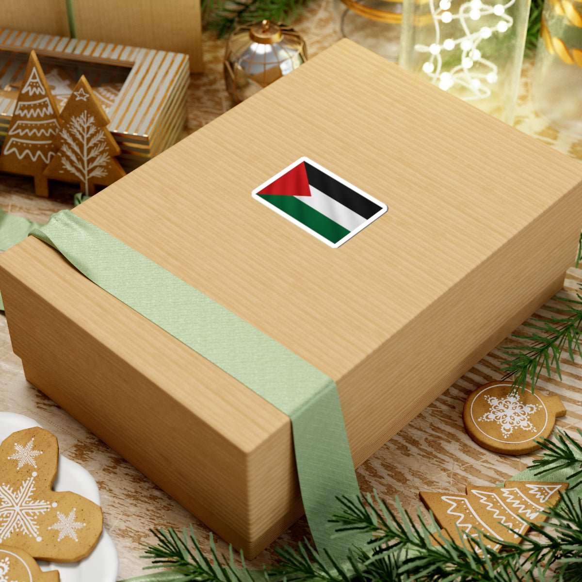 Palestinian Flag Kiss-Cut Stickers | Support Palestine, Vinyl Decal for Laptops, Water Bottles, Car Bumper, Gifts