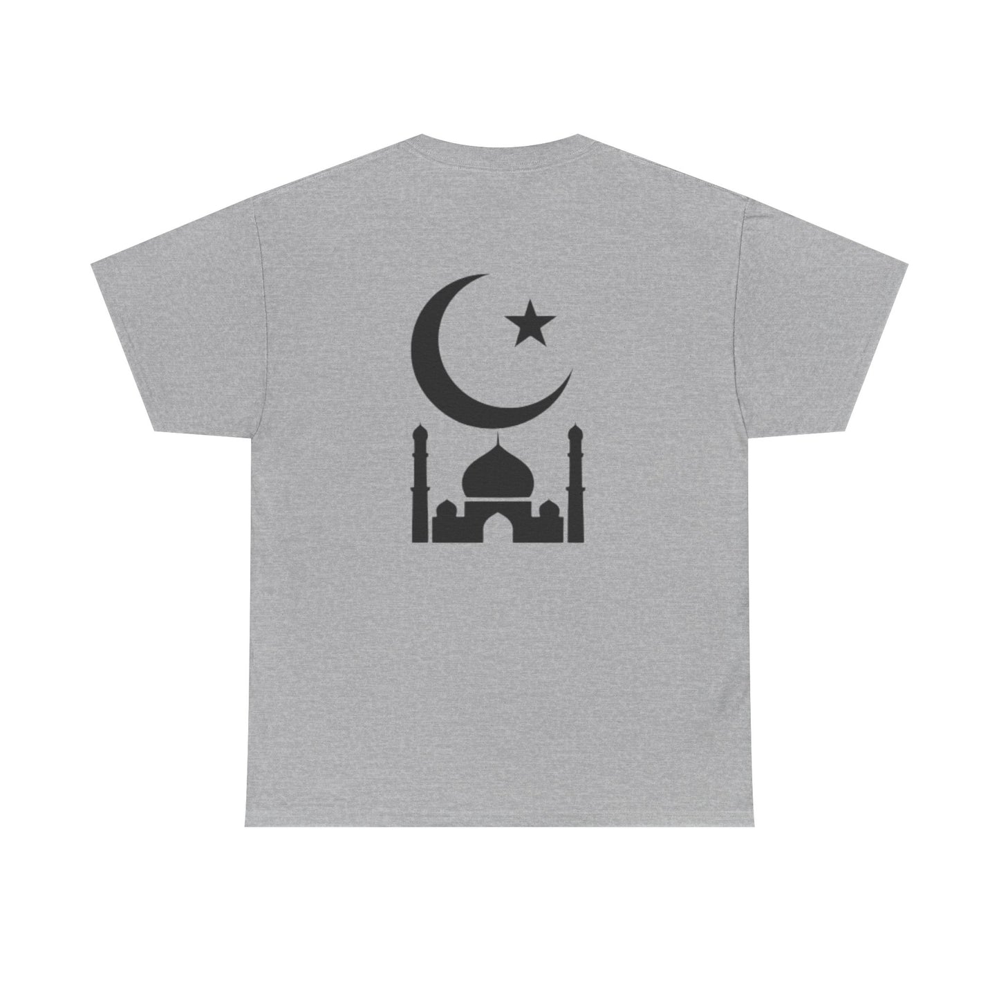 Islamic-Inspired Unisex Cotton Tee, Casual Wear, Eid Gift, Cultural Celebration, Street Style, Mosque Design