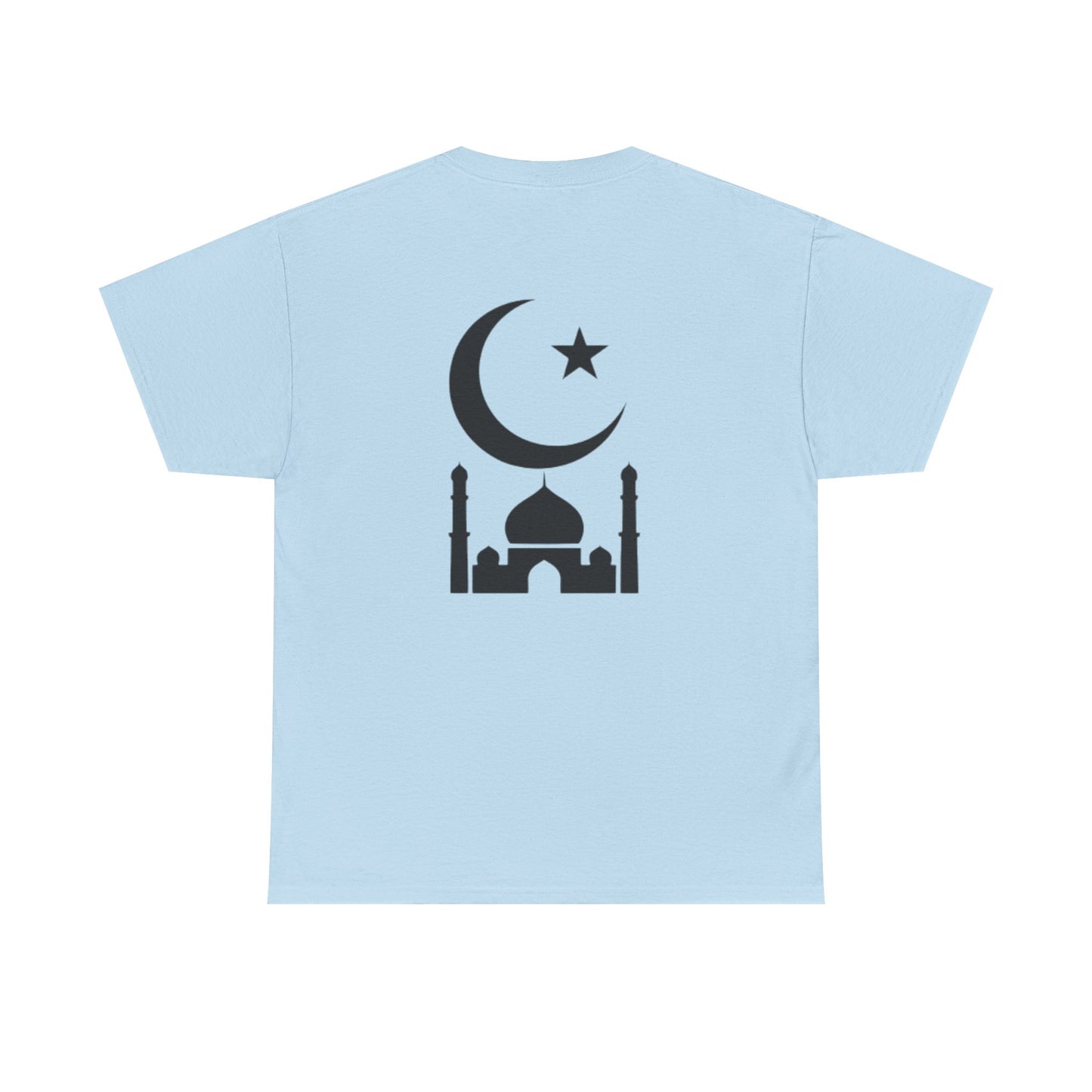 Islamic-Inspired Unisex Cotton Tee, Casual Wear, Eid Gift, Cultural Celebration, Street Style, Mosque Design