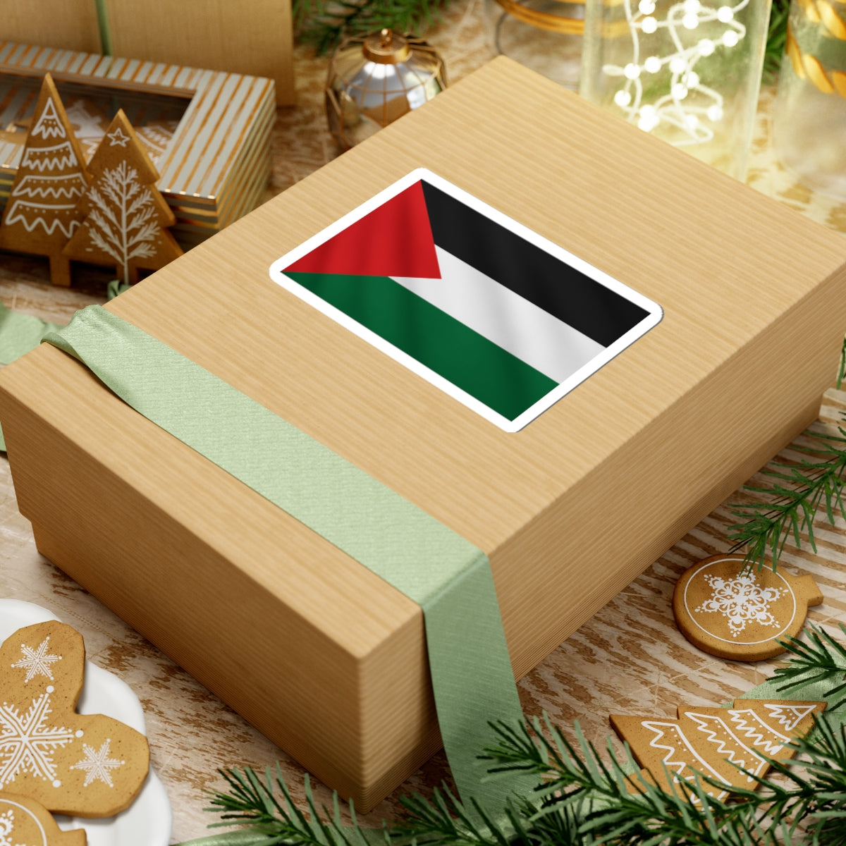 Palestinian Flag Kiss-Cut Stickers | Support Palestine, Vinyl Decal for Laptops, Water Bottles, Car Bumper, Gifts