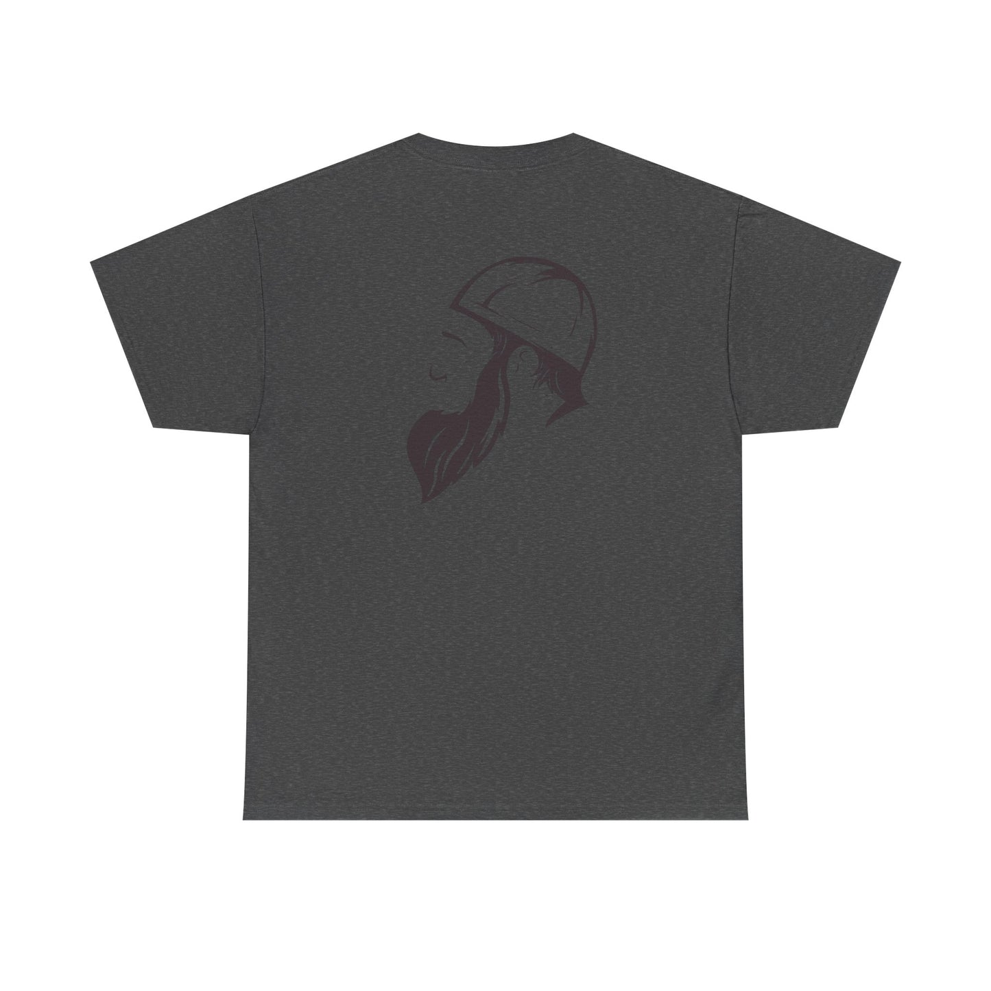Minimalist Unisex Heavy Cotton Tee, Casual Graphic T-shirt, Everyday Wear, Gift for Him, Trendy Streetwear