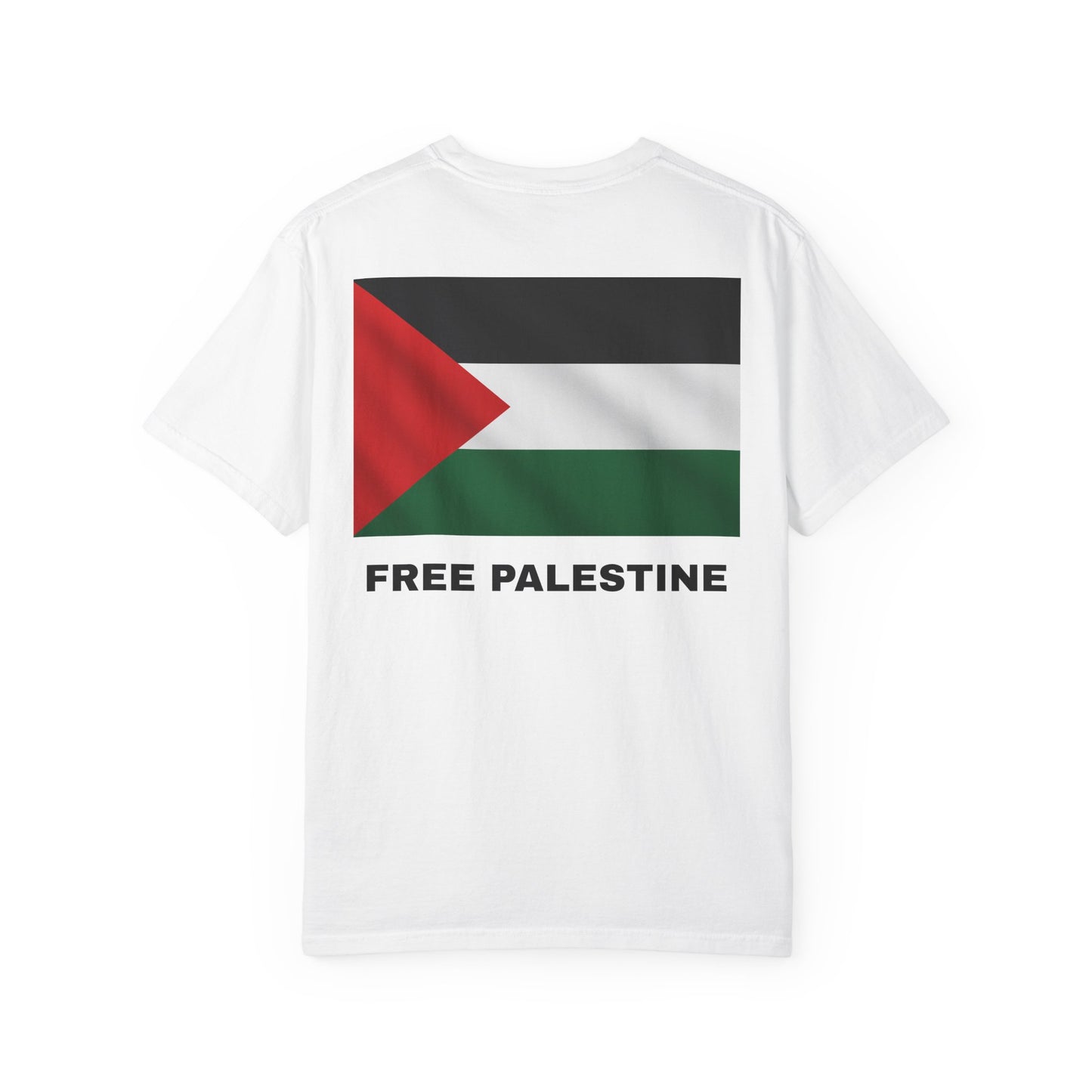 Free Palestine Unisex Garment-Dyed T-shirt, Political Statement Tee, Social Justice Apparel, Activism Shirt, Casual Wear