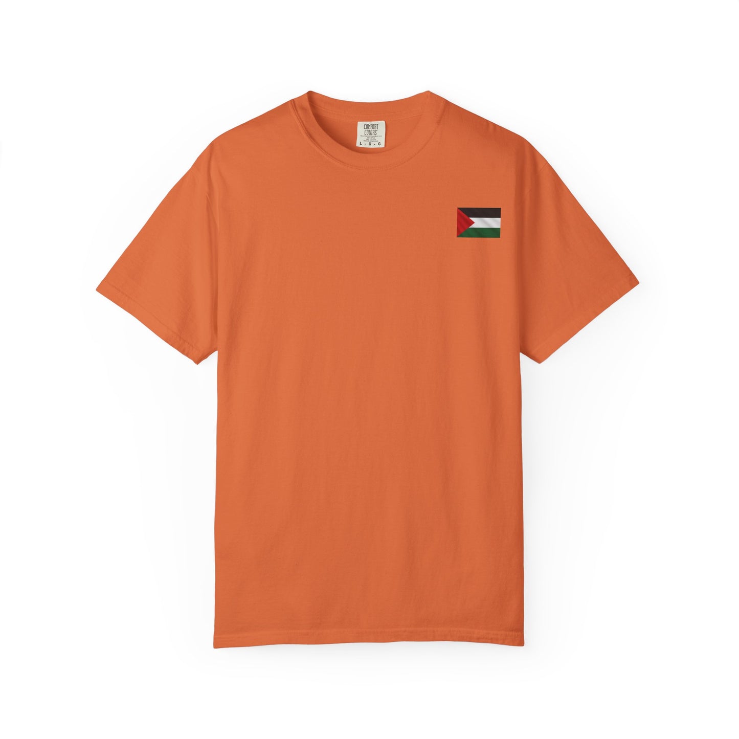 Free Palestine Unisex Garment-Dyed T-shirt, Political Statement Tee, Social Justice Apparel, Activism Shirt, Casual Wear