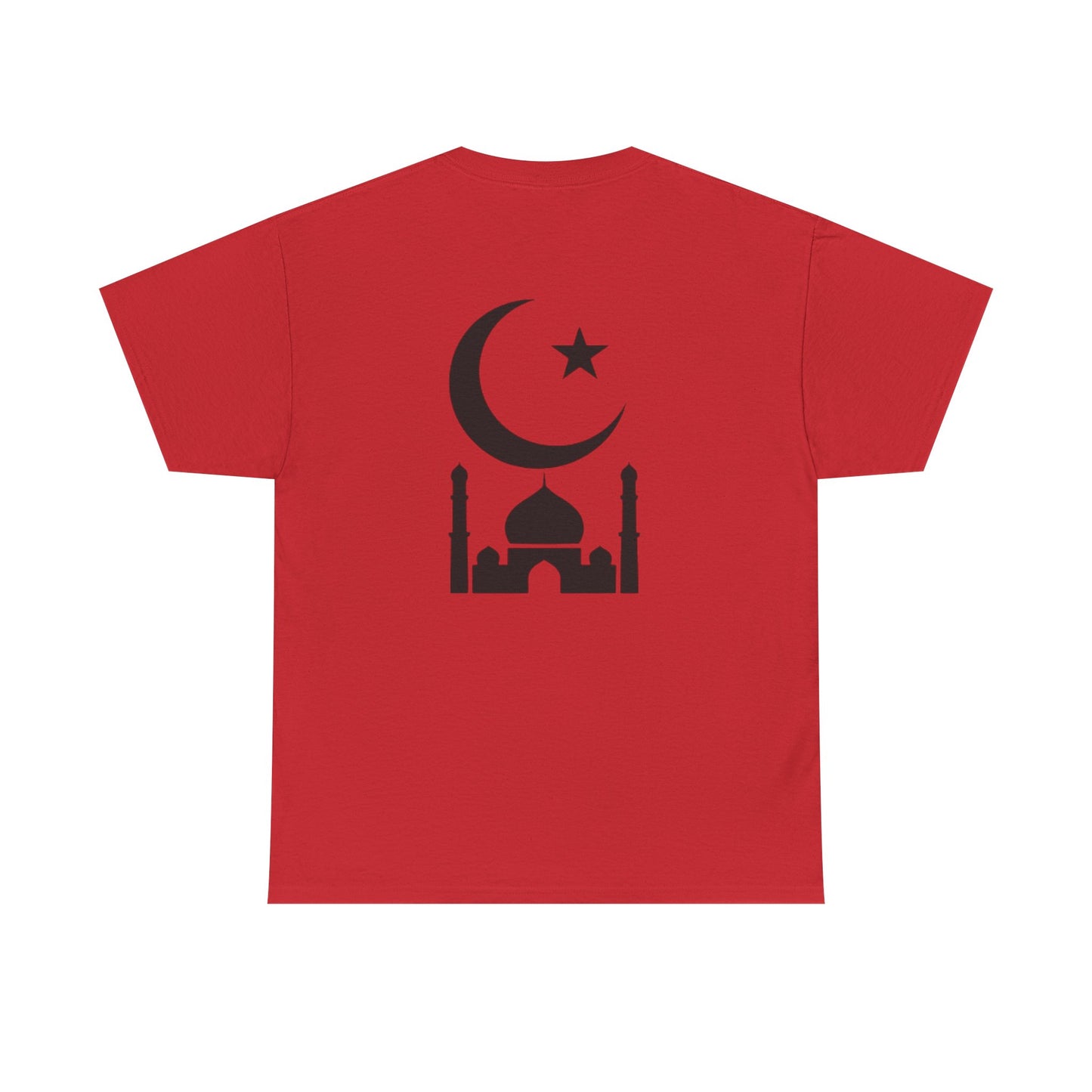Islamic-Inspired Unisex Cotton Tee, Casual Wear, Eid Gift, Cultural Celebration, Street Style, Mosque Design