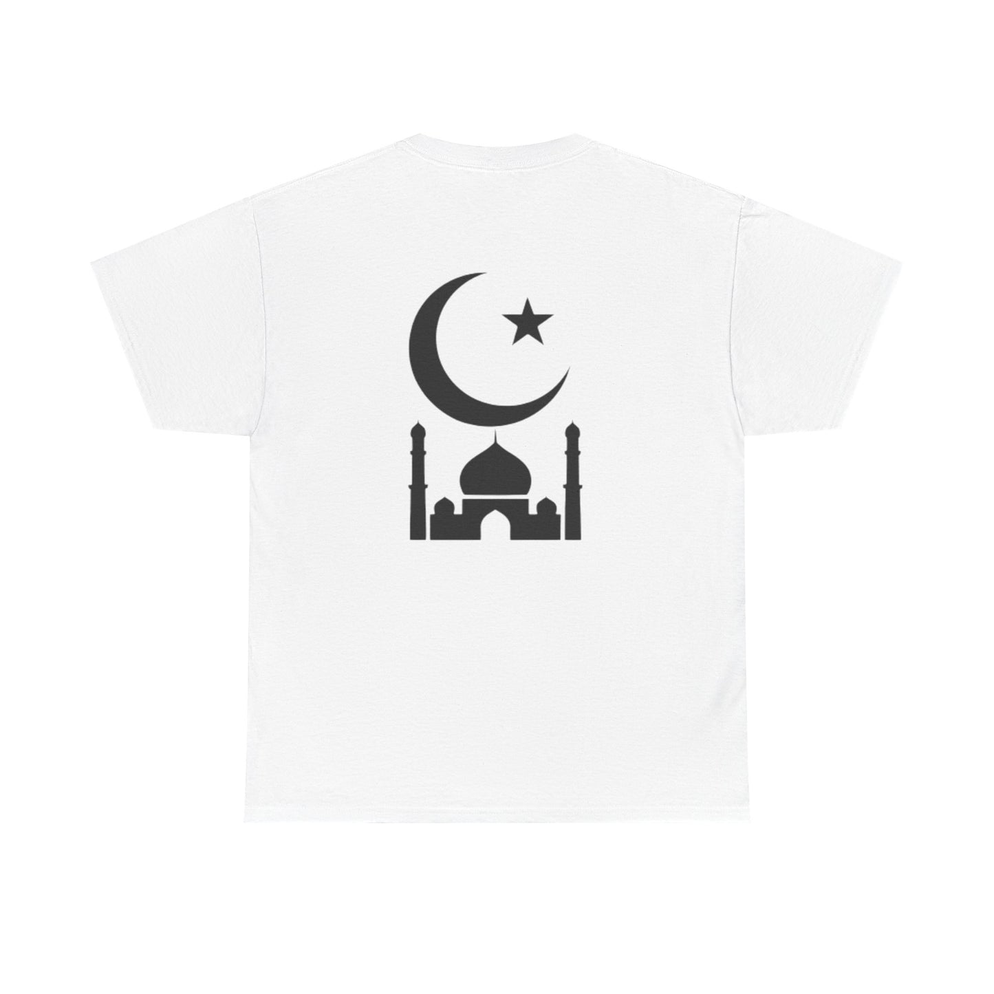 Islamic-Inspired Unisex Cotton Tee, Casual Wear, Eid Gift, Cultural Celebration, Street Style, Mosque Design