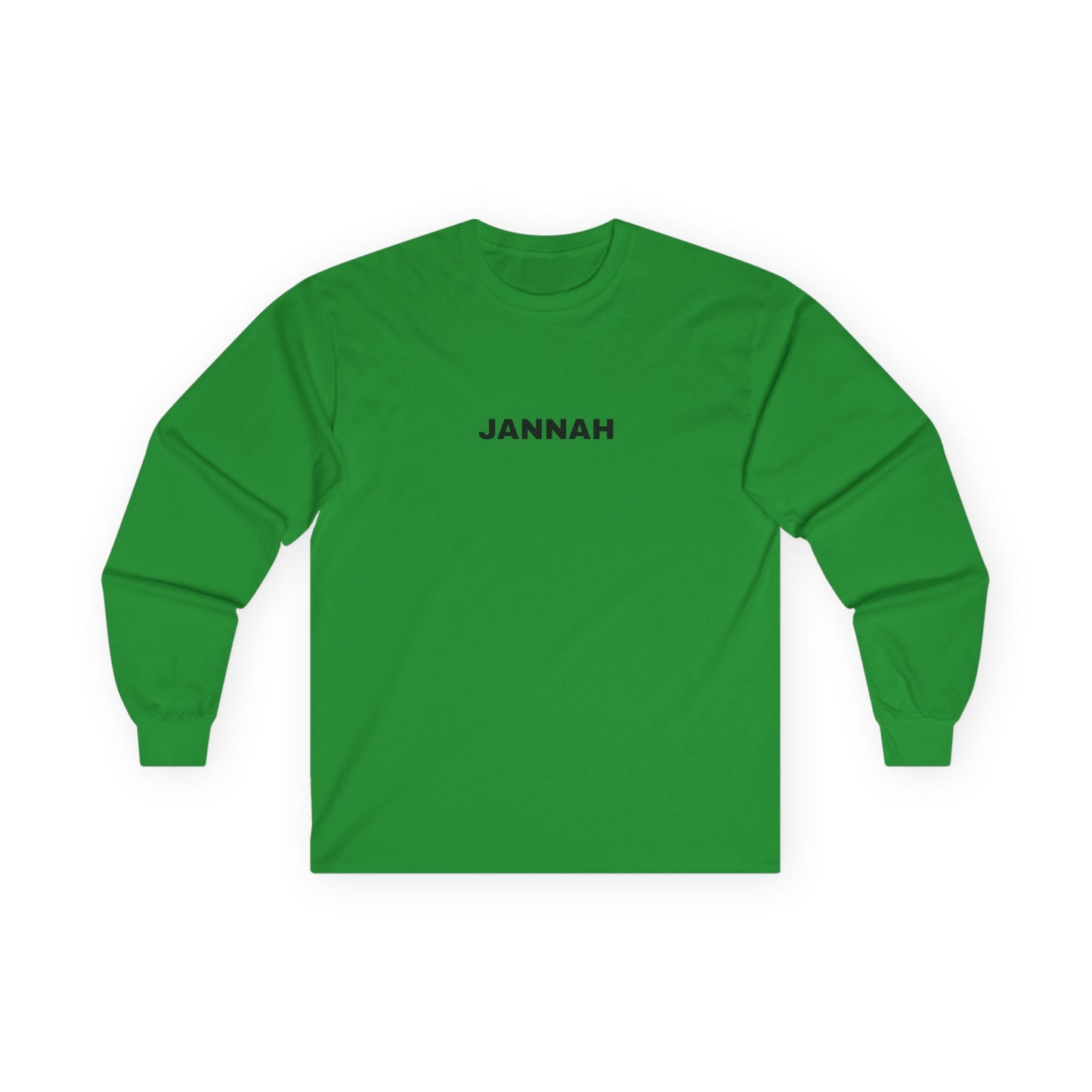 Jannah Long Sleeve Tee, Faith-Based Top, Casual Everyday Wear, Gift for Friends, Unisex Shirt, Spiritual Apparel, Cozy Layer