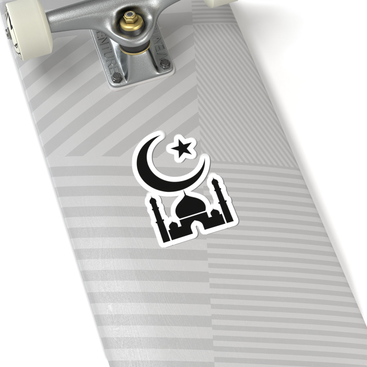 Moon & Star Mosque Kiss-Cut Stickers | Islamic Decor, Laptop Stickers, Eid Gift, Spiritual Aesthetic, Faith-Based Art