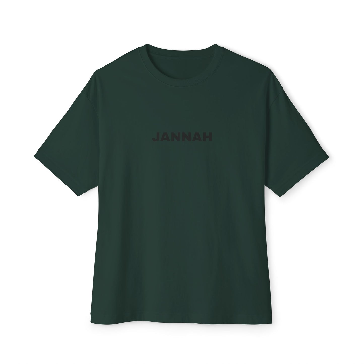 Jannah Oversized Boxy Tee - Unisex Stylish Shirt, Casual Wear, Gift for Friends, Everyday Comfort, Trendy Streetwear
