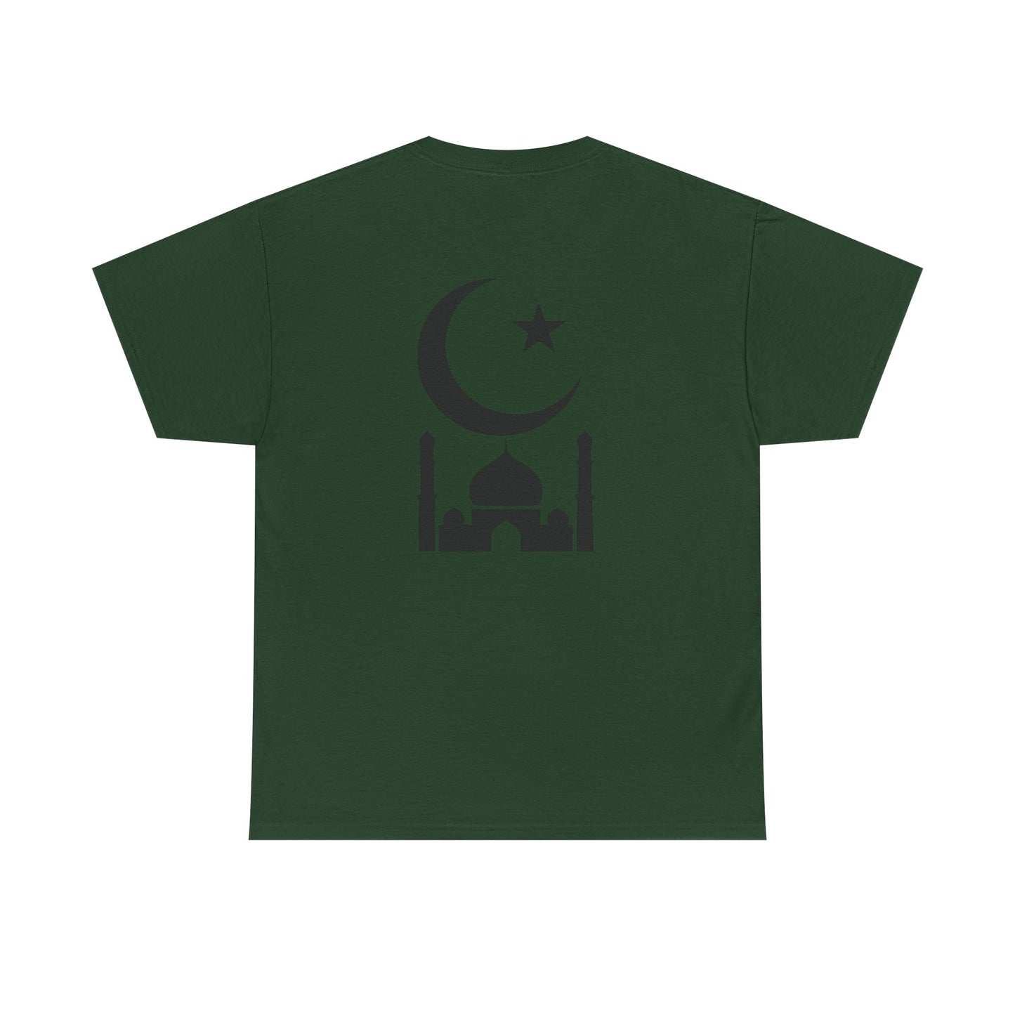 Islamic-Inspired Unisex Cotton Tee, Casual Wear, Eid Gift, Cultural Celebration, Street Style, Mosque Design