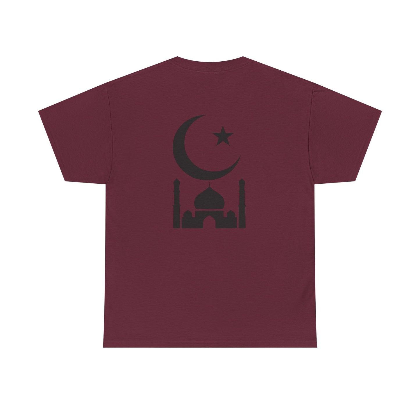 Islamic-Inspired Unisex Cotton Tee, Casual Wear, Eid Gift, Cultural Celebration, Street Style, Mosque Design