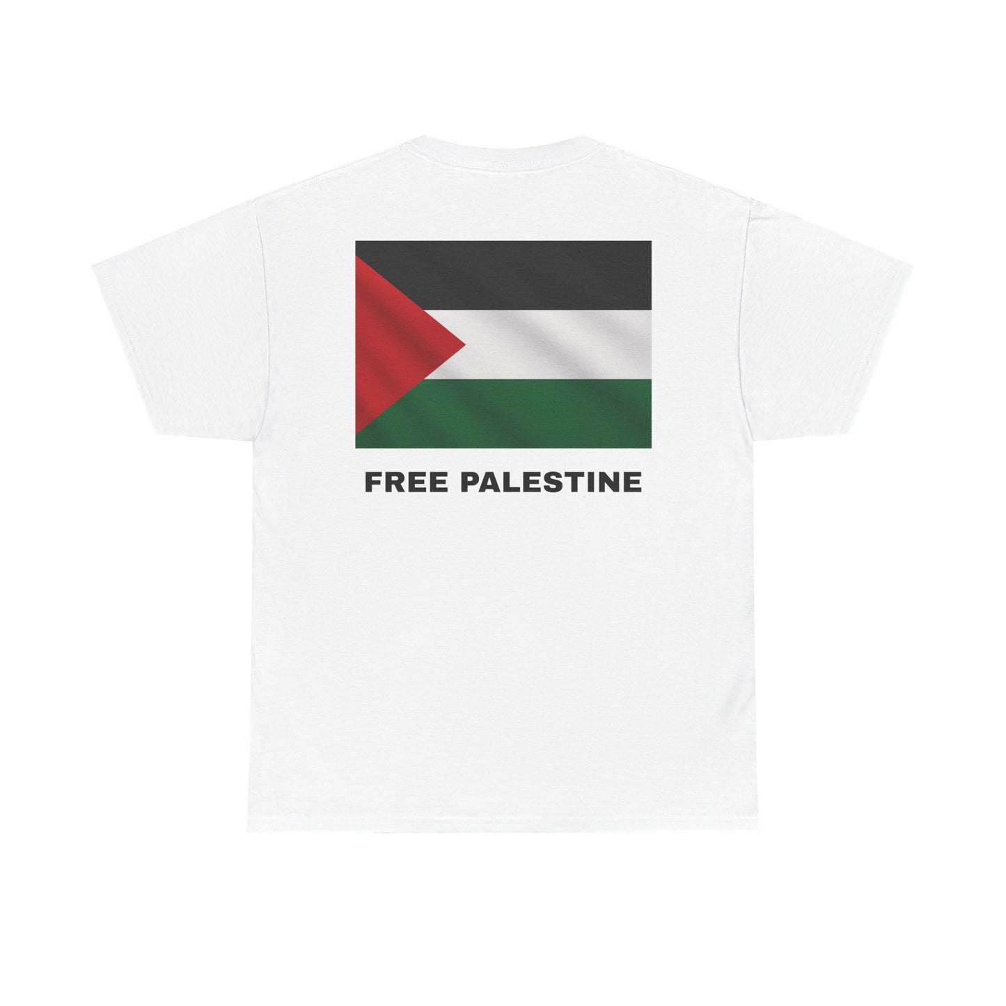 Free Palestine Unisex Heavy Cotton Tee, Comfortable and Statement-Making Shirt, Activist Apparel, Casual Wear, Gift for Supporters
