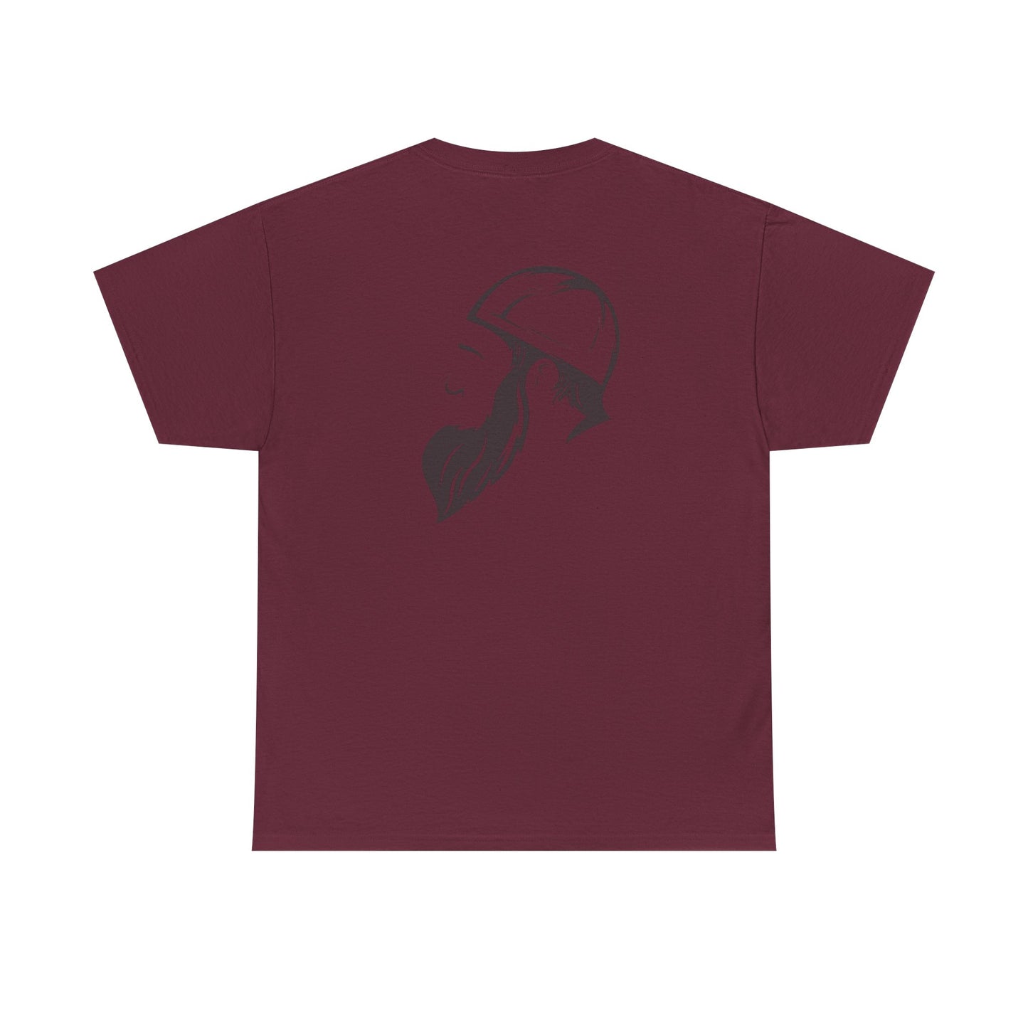 Minimalist Unisex Heavy Cotton Tee, Casual Graphic T-shirt, Everyday Wear, Gift for Him, Trendy Streetwear
