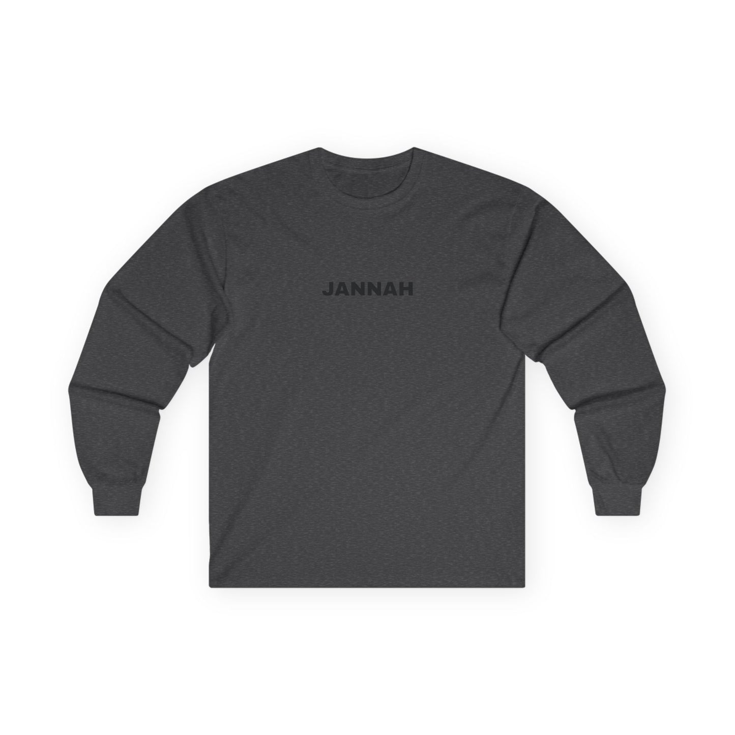 Jannah Long Sleeve Tee, Faith-Based Top, Casual Everyday Wear, Gift for Friends, Unisex Shirt, Spiritual Apparel, Cozy Layer