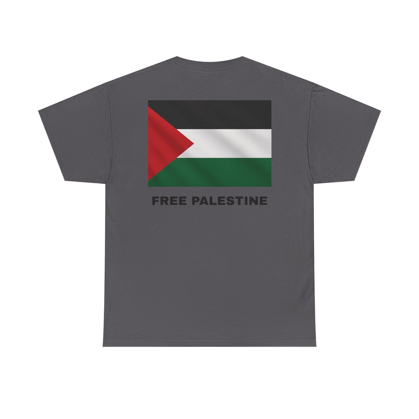 Free Palestine Unisex Heavy Cotton Tee, Comfortable and Statement-Making Shirt, Activist Apparel, Casual Wear, Gift for Supporters