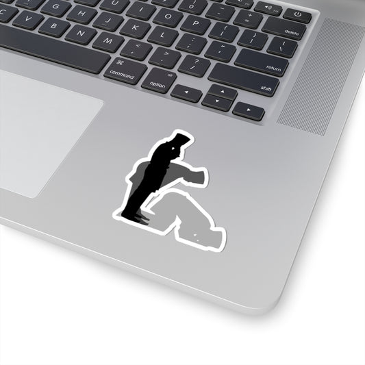 Pray Art Kiss-Cut Stickers, Creative Laptop Decals, Modern Wall Decor, Unique Gift for Art Lovers, Stylish Stationery