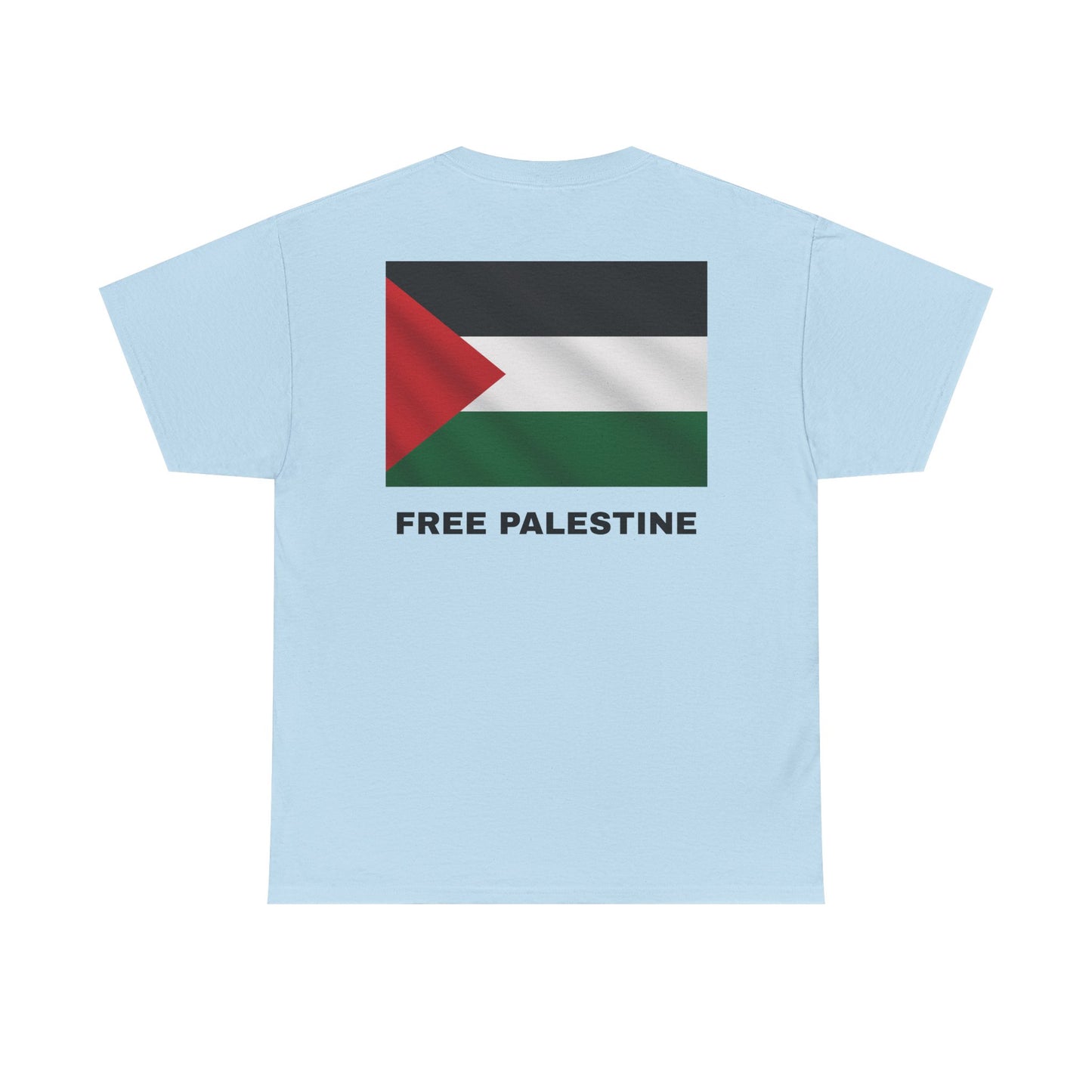 Free Palestine Unisex Heavy Cotton Tee, Comfortable and Statement-Making Shirt, Activist Apparel, Casual Wear, Gift for Supporters