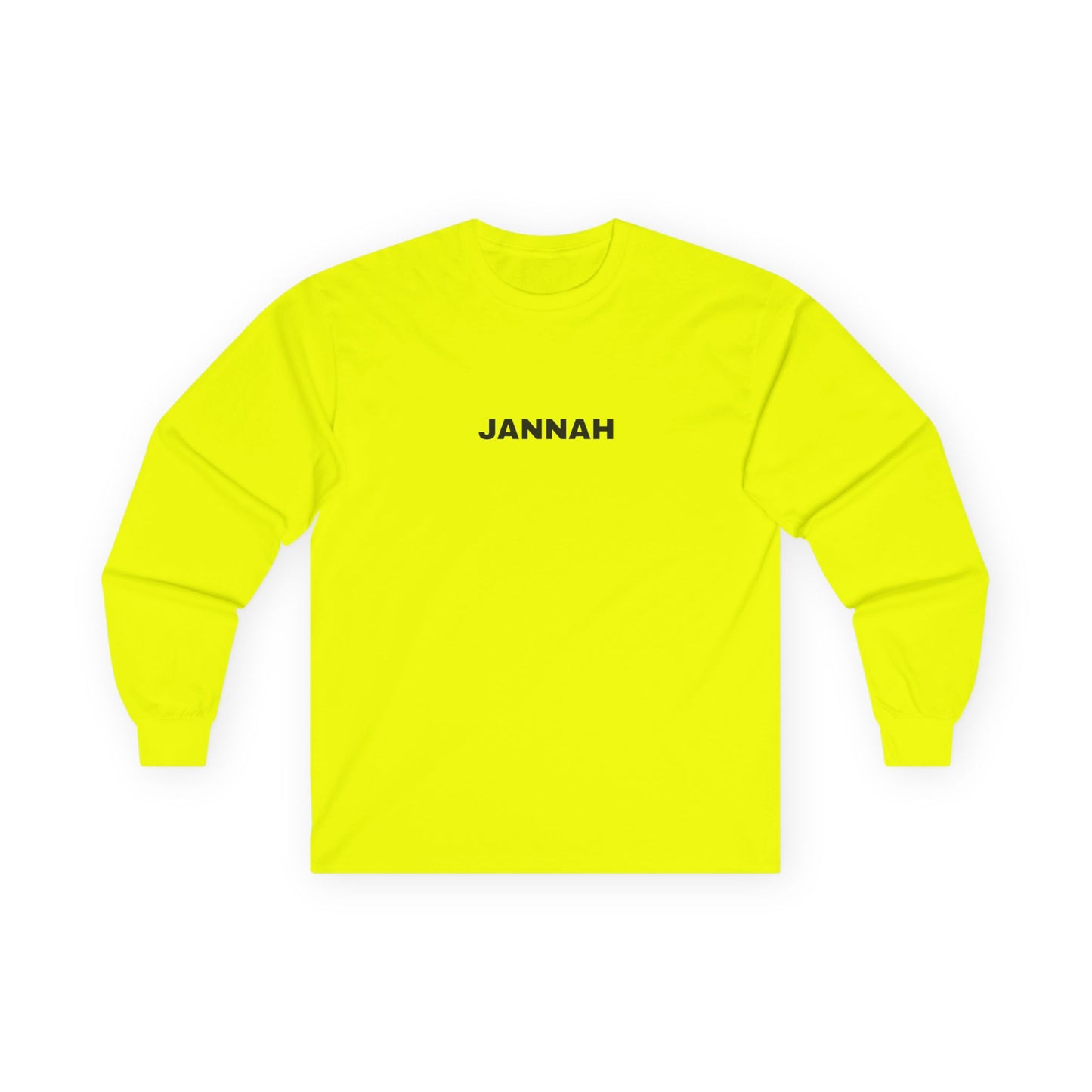 Jannah Long Sleeve Tee, Faith-Based Top, Casual Everyday Wear, Gift for Friends, Unisex Shirt, Spiritual Apparel, Cozy Layer