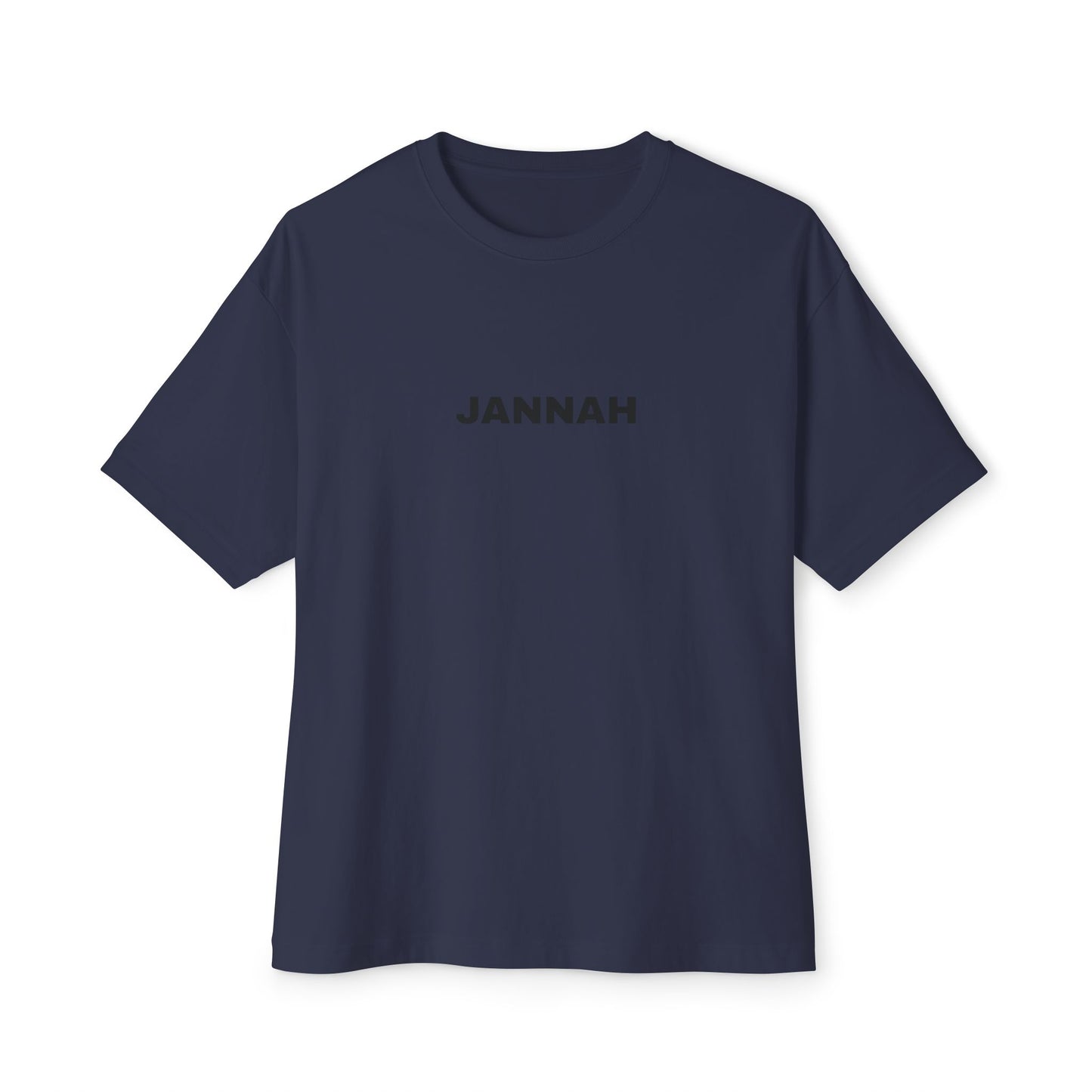 Jannah Oversized Boxy Tee - Unisex Stylish Shirt, Casual Wear, Gift for Friends, Everyday Comfort, Trendy Streetwear