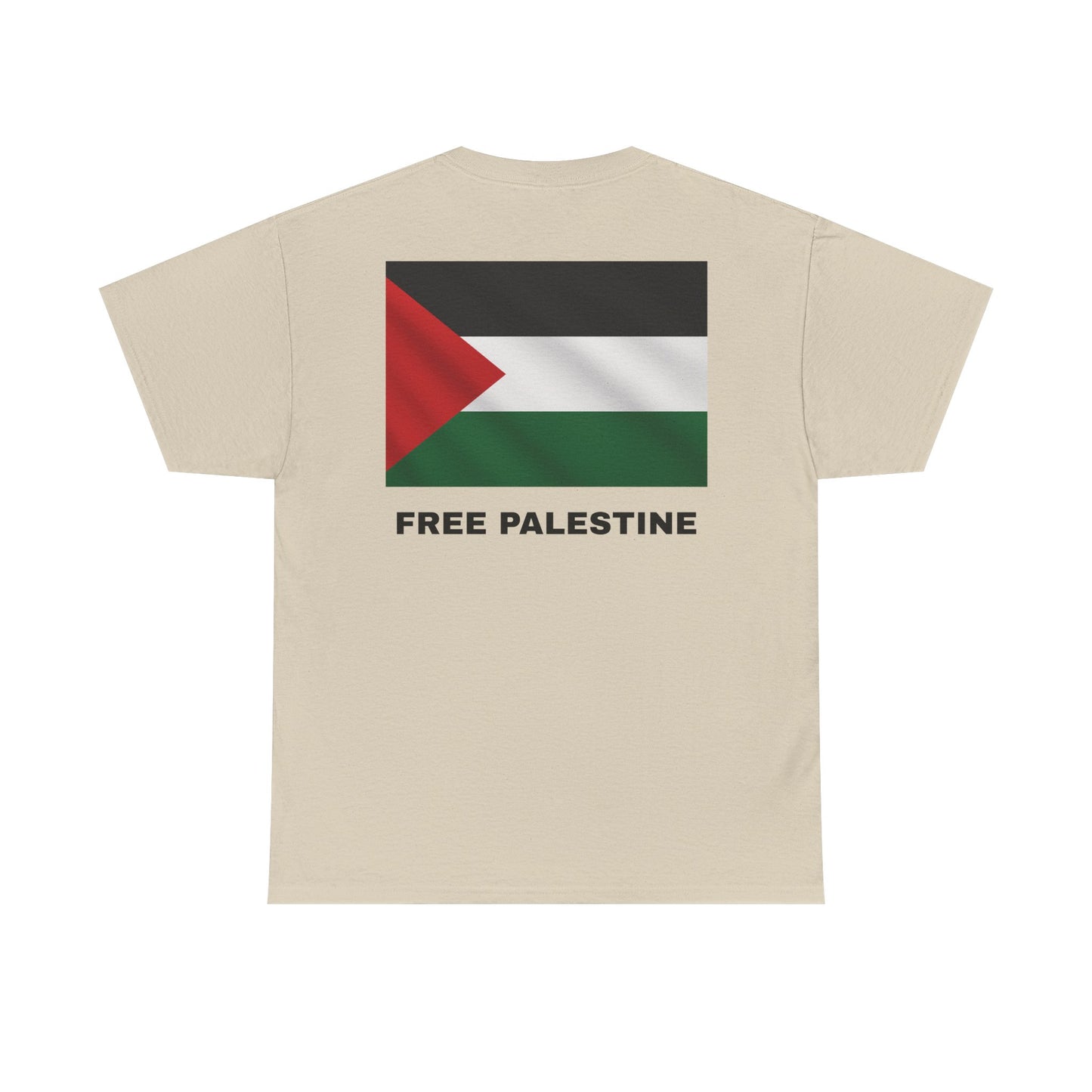 Free Palestine Unisex Heavy Cotton Tee, Comfortable and Statement-Making Shirt, Activist Apparel, Casual Wear, Gift for Supporters