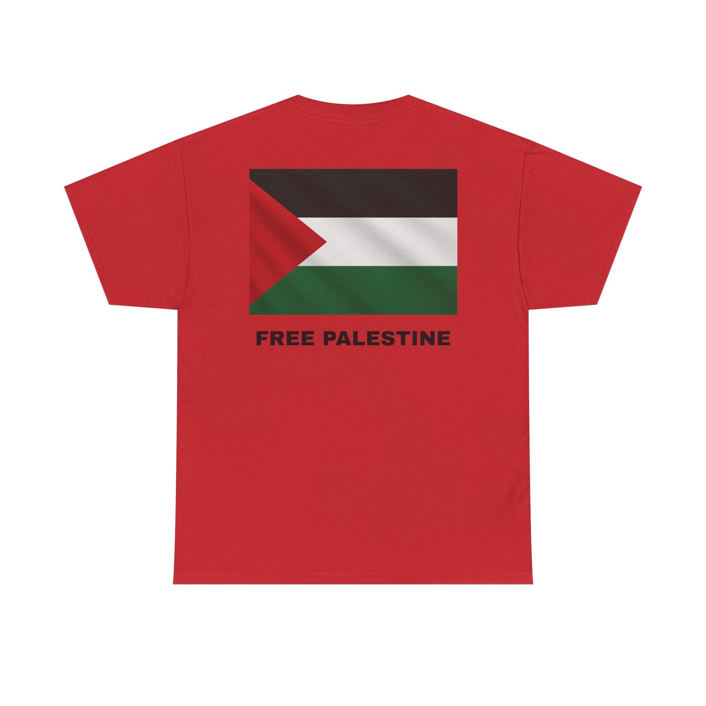 Free Palestine Unisex Heavy Cotton Tee, Comfortable and Statement-Making Shirt, Activist Apparel, Casual Wear, Gift for Supporters