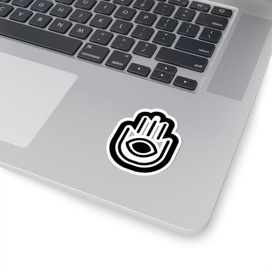 Hamsa Symbol Kiss-Cut Stickers | Eye Charm Decal for Laptops, Journals, Water Bottles, Gift for Friends, Home Decor