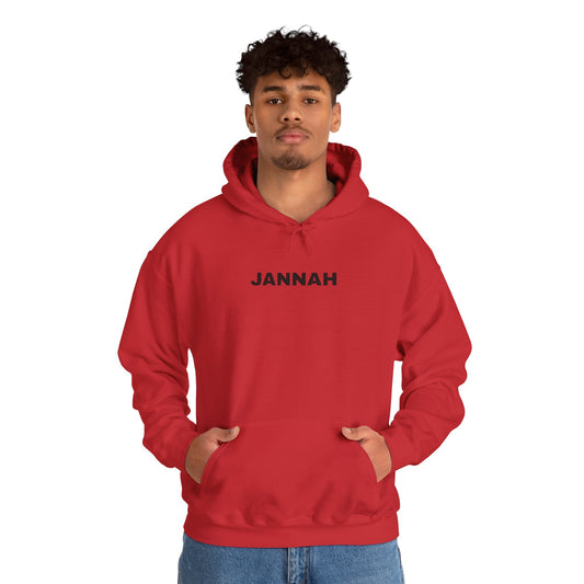 Cozy Inspirational Hoodie - Jannah Design, Unisex Sweatshirt, Gift for Friends, Casual Wear, Spiritual Clothing, Cozy Layering
