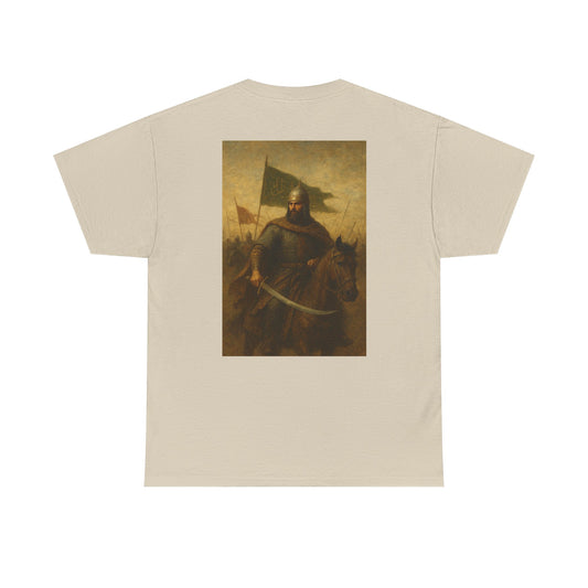 Vintage Warrior Graphic Tee, Casual T-Shirt, Unisex Cotton Tee, Perfect Gift for History Lovers, Weekend Wear, Retro Style