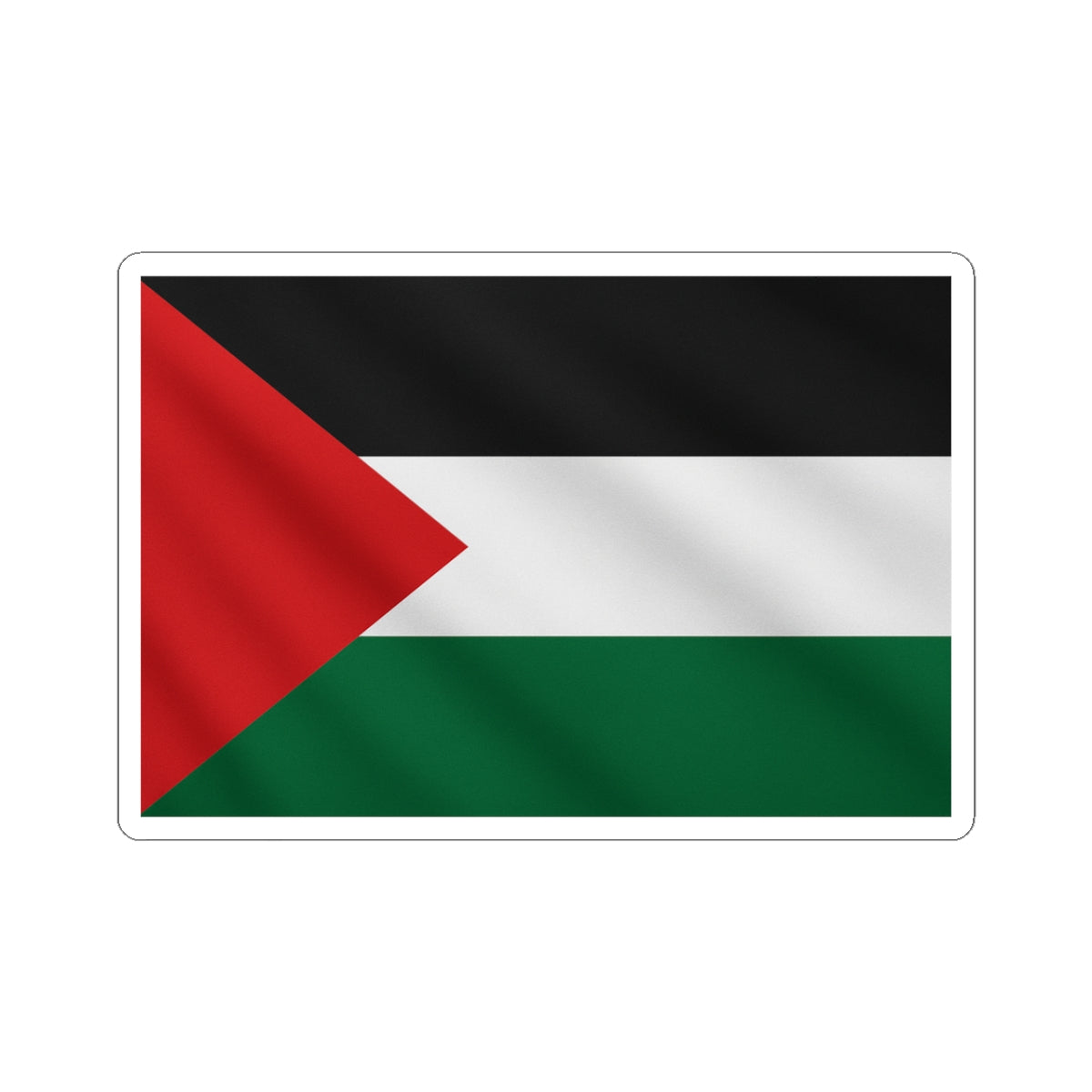 Palestinian Flag Kiss-Cut Stickers | Support Palestine, Vinyl Decal for Laptops, Water Bottles, Car Bumper, Gifts