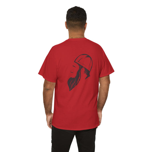 Minimalist Unisex Heavy Cotton Tee, Casual Graphic T-shirt, Everyday Wear, Gift for Him, Trendy Streetwear