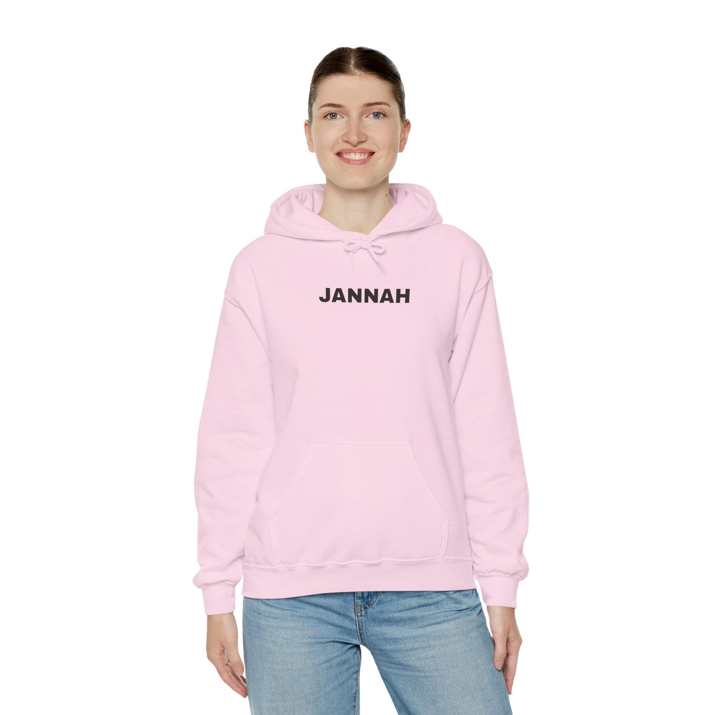 Cozy Inspirational Hoodie - Jannah Design, Unisex Sweatshirt, Gift for Friends, Casual Wear, Spiritual Clothing, Cozy Layering