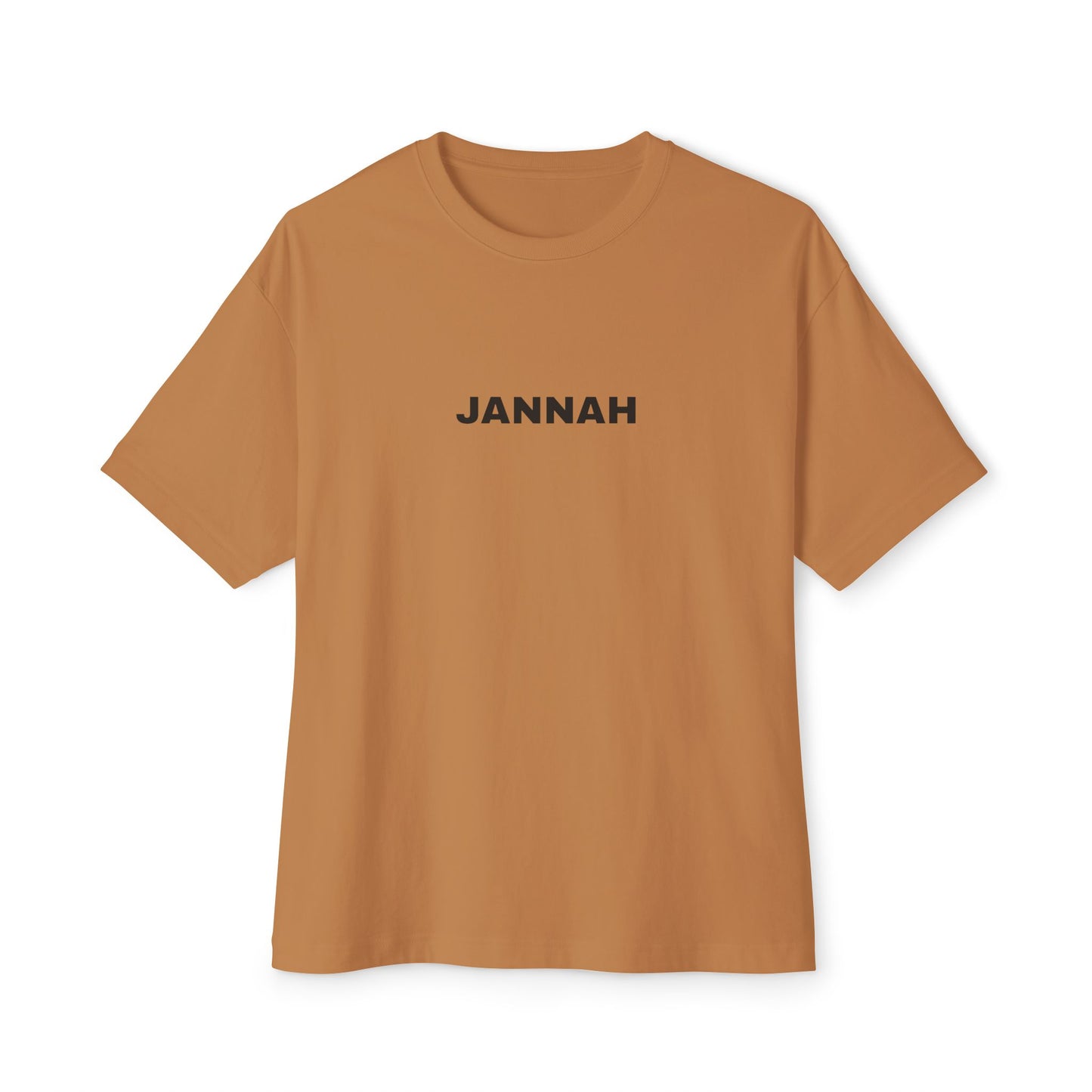 Jannah Oversized Boxy Tee - Unisex Stylish Shirt, Casual Wear, Gift for Friends, Everyday Comfort, Trendy Streetwear