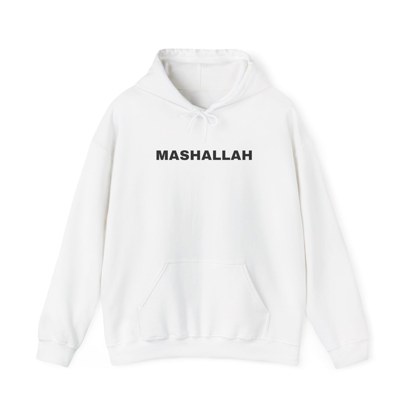 Mashallah Unisex Hooded Sweatshirt, Faith Gift, Cozy Layer, Men’s and Women’s Apparel, Inspirational Hoodie, Comfortable Fashion