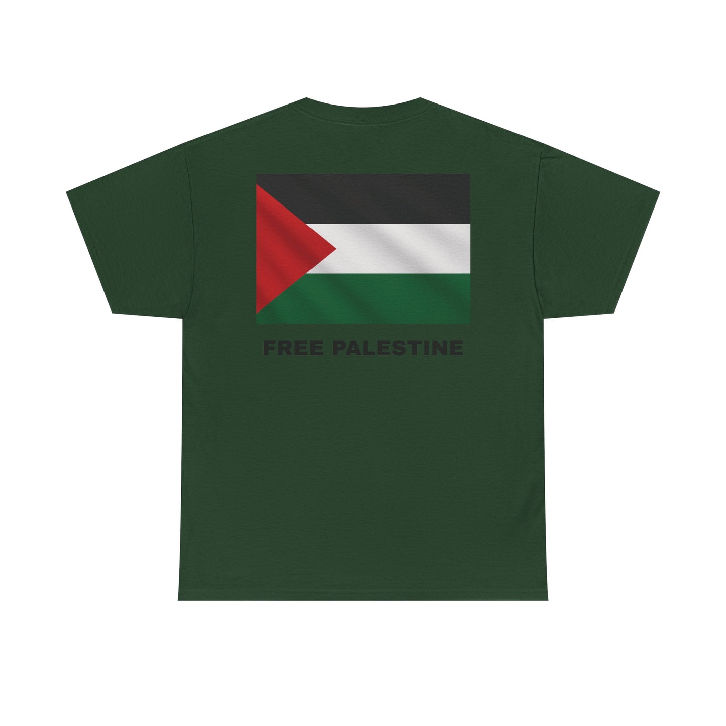 Free Palestine Unisex Heavy Cotton Tee, Comfortable and Statement-Making Shirt, Activist Apparel, Casual Wear, Gift for Supporters