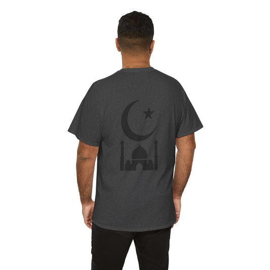 Islamic-Inspired Unisex Cotton Tee, Casual Wear, Eid Gift, Cultural Celebration, Street Style, Mosque Design