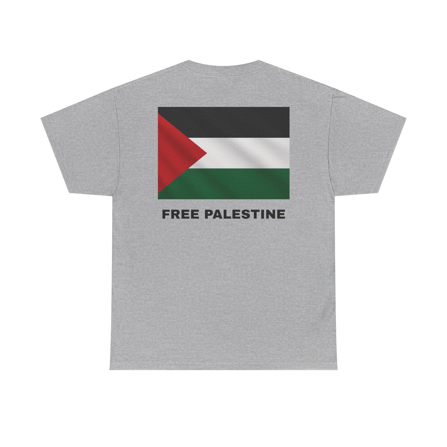 Free Palestine Unisex Heavy Cotton Tee, Comfortable and Statement-Making Shirt, Activist Apparel, Casual Wear, Gift for Supporters